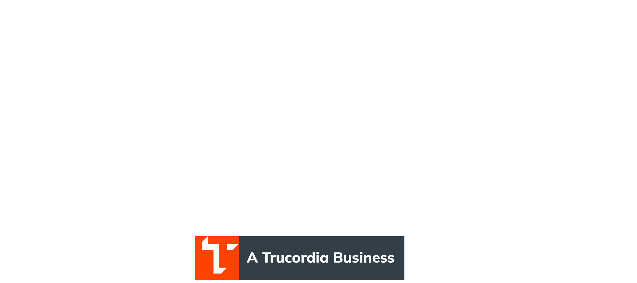 Rant Insurance, a Trucordia business, white logo